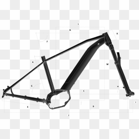 Bicycle Frame, HD Png Download - black flame png