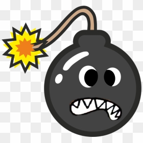 Bomb Emoji - Cartoon Bomb Transparent Background, HD Png Download - bomb emoji png