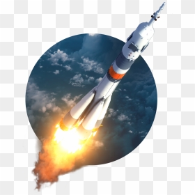 Можно Мне Посмотреть Картинку Про Ракету, HD Png Download - rocket launch png