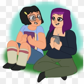 Witchy Gfs ♥ Tina And Dillon - Cartoon, HD Png Download - tina belcher png