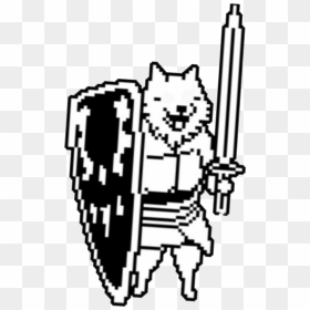 Half Way Through Removing Lesser Dog"s Face, I Realized - Lesser Dog Undertale, HD Png Download - undertale dog png