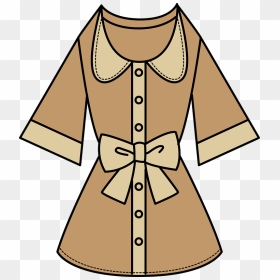 One Piece Dress Clothing Clipart, HD Png Download - dress emoji png