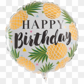 Happy Birthday Golden Pineapples - Seedless Fruit, HD Png Download - pineapples png