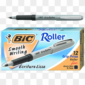 Clipart Pen Pen Bic - Can Bic Roller Grip, HD Png Download - bic pen png