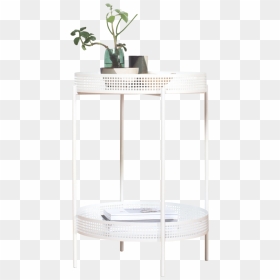 Ami Side Table White - End Table, HD Png Download - perforated metal png