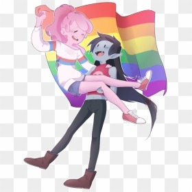 Marceline X Bubblegum Lgbt, HD Png Download - princess bubblegum png