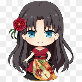 ミニキャラ 凛 フェイト, HD Png Download - rin tohsaka png