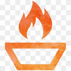 Fire Logo Blue Png, Transparent Png - firepit png