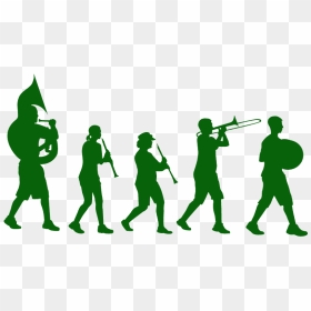 Human Evolution Evolution Memes, HD Png Download - band silhouette png