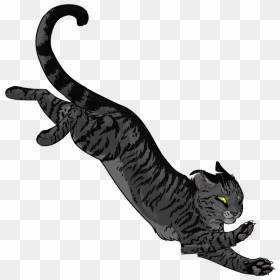 Black And White Striped Cat Anime , Png Download - Warrior Cats Dark Stripe, Transparent Png - black and white stripes png