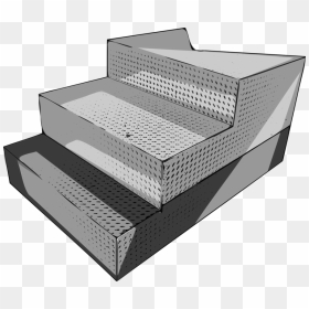 Box,angle,rectangle - Clip Art, HD Png Download - perforated metal png