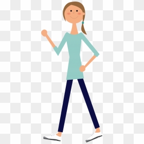 Illustration, HD Png Download - woman walking silhouette png