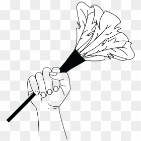 Transparent Feather Duster Png - Clip Art, Png Download - duster png
