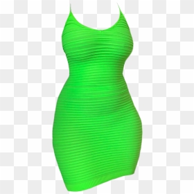#dress #dresses #green #neon #neongreen #cute #aesthetic - Cocktail Dress, HD Png Download - dress emoji png