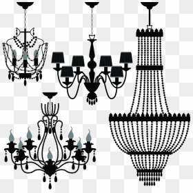Chandelier Lighting Stock Photography Clip Art - Chandelier Vector Png, Transparent Png - chandelier silhouette png