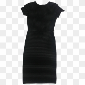 Girls Dress -black Stripe - Little Black Dress, HD Png Download - black stripe png