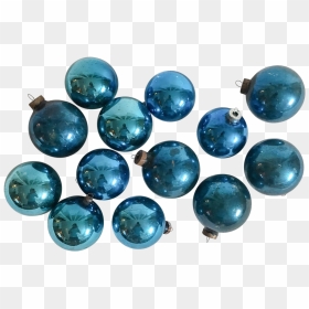 Blue Holiday Ornaments Png Svg Transparent Library - Crystal, Png Download - blue christmas ornaments png