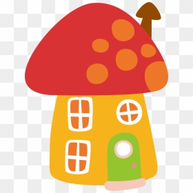 Gnome Clipart Red Mushroom - Mushroom Shape House Clipart, HD Png Download - cute sun png