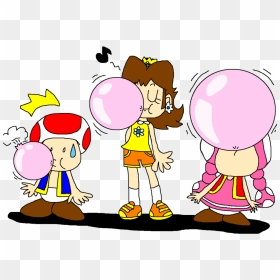 Transparent Bubble Gum Png - Toadette Bubble Gum Toad, Png Download - princess bubblegum png