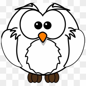 Coloring Pages For Kids Png, Transparent Png - white owl png