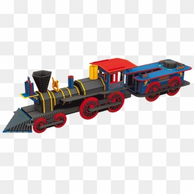 The History Of Trains Steam Locomotive A Vasút Története - Travel Learn And Explore Build A Locomotive 3d Sassi, HD Png Download - toy train png