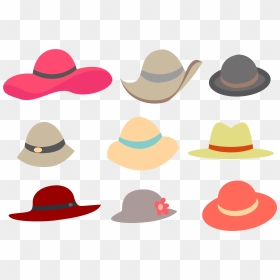 Straw Hat Clipart Cowboy Indian - Fedora, HD Png Download - hat clipart png