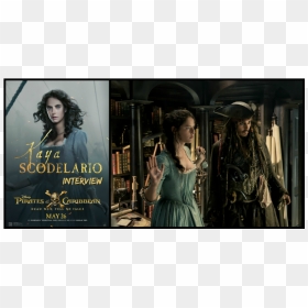 Pirates Of The Caribbean Dead Men Tell No Tales Bank, HD Png Download - kaya scodelario png