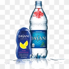 Dasani Pink Lemonade Drops 56ml - Dasani Water Bottle No Background, HD Png Download - dasani png