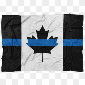 Canada Flag Style, HD Png Download - thin blue line flag png