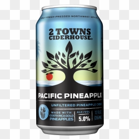 2 Towns Ciderhouse Makes Wave With "pacific Pineapple - 2 Towns Prickly Pearadise, HD Png Download - pineapples png
