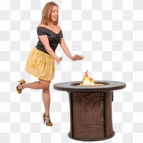 Coffee Table, HD Png Download - firepit png