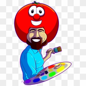 Bob &quot - The Tomato&quot - Ross - Bob Ross The Tomato, HD Png Download - bob the tomato png