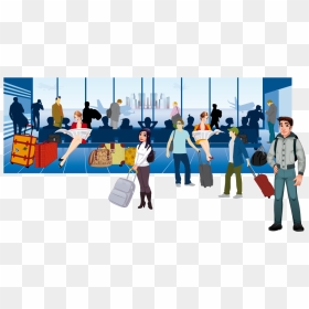 Reconsil Travelling Cartoon - Illustration, HD Png Download - cartoon people png
