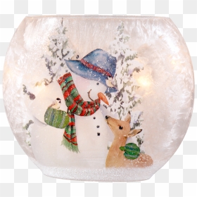 Decorative Glass Oval, Blue - Christmas Ornament, HD Png Download - blue christmas ornaments png