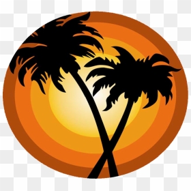 Transparent Rock Band Silhouette Png - Transparent Palm Tree Outline, Png Download - band silhouette png