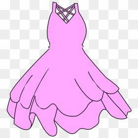 Pink Dress Svg Clip Arts, HD Png Download - pink dress png