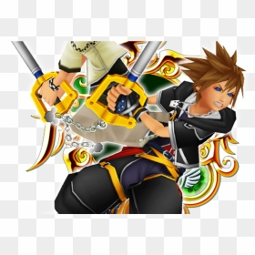 Sora & Roxas Kingdom Hearts Unchained Wiki - Roxas Kingdom Hearts, HD Png Download - roxas png