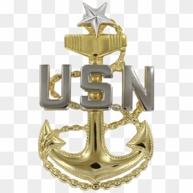 Usn Scpo Cap Device - Senior Chief Petty Officer, HD Png Download - navy anchor png