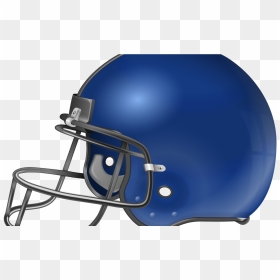 Preppy Football Helmet With Banner Clipart Black And - Football Helmet, HD Png Download - black football helmet png