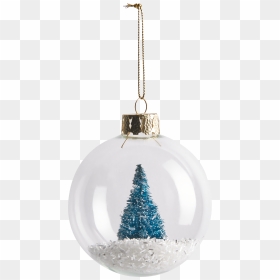 Boule De Sapins, HD Png Download - blue christmas ornaments png