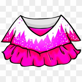 Club Penguin Rewritten Wiki - Figure Pink Figure Skating Outfit, HD Png Download - pink dress png