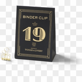 19 Binder Clips - Box, HD Png Download - binder clip png