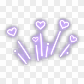 Transparent Neon Love - Transparent Love Neon Png, Png Download - neon heart png