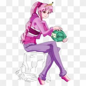 Dulce Princesa Hora De Aventura Versión Anime, HD Png Download - princess bubblegum png