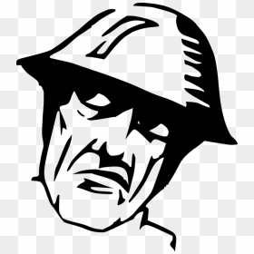 Png Mad Person - Orang Gila Vector, Transparent Png - soldier helmet png