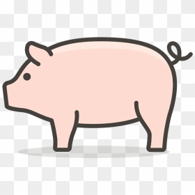 Pig Emoji Clipart - Pig Icon Png, Transparent Png - pig emoji png