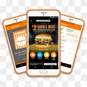 The Whataburger App - Smartphone, HD Png Download - whataburger logo png