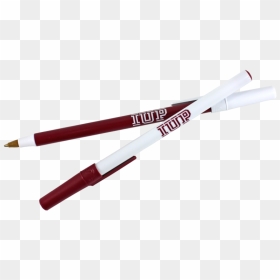 Pen, Bic Round Stic, Classic Iup Logo - Bat-and-ball Games, HD Png Download - bic pen png