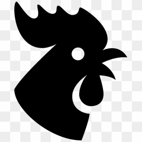 Year Of Rooster Icon - Rooster Icon, HD Png Download - chicken head png