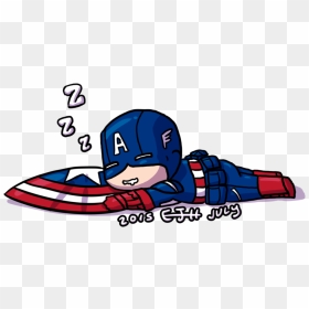 Banner Royalty Free Stock Chibi Transparent Captain - Baby Captain America Cartoon Png, Png Download - captain png